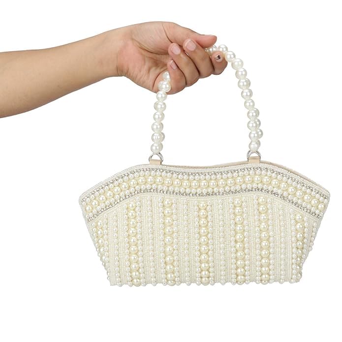 Image of LONGING TO BUY Hand Crafted Designer Box Clutch - Zari Embroidery For Women