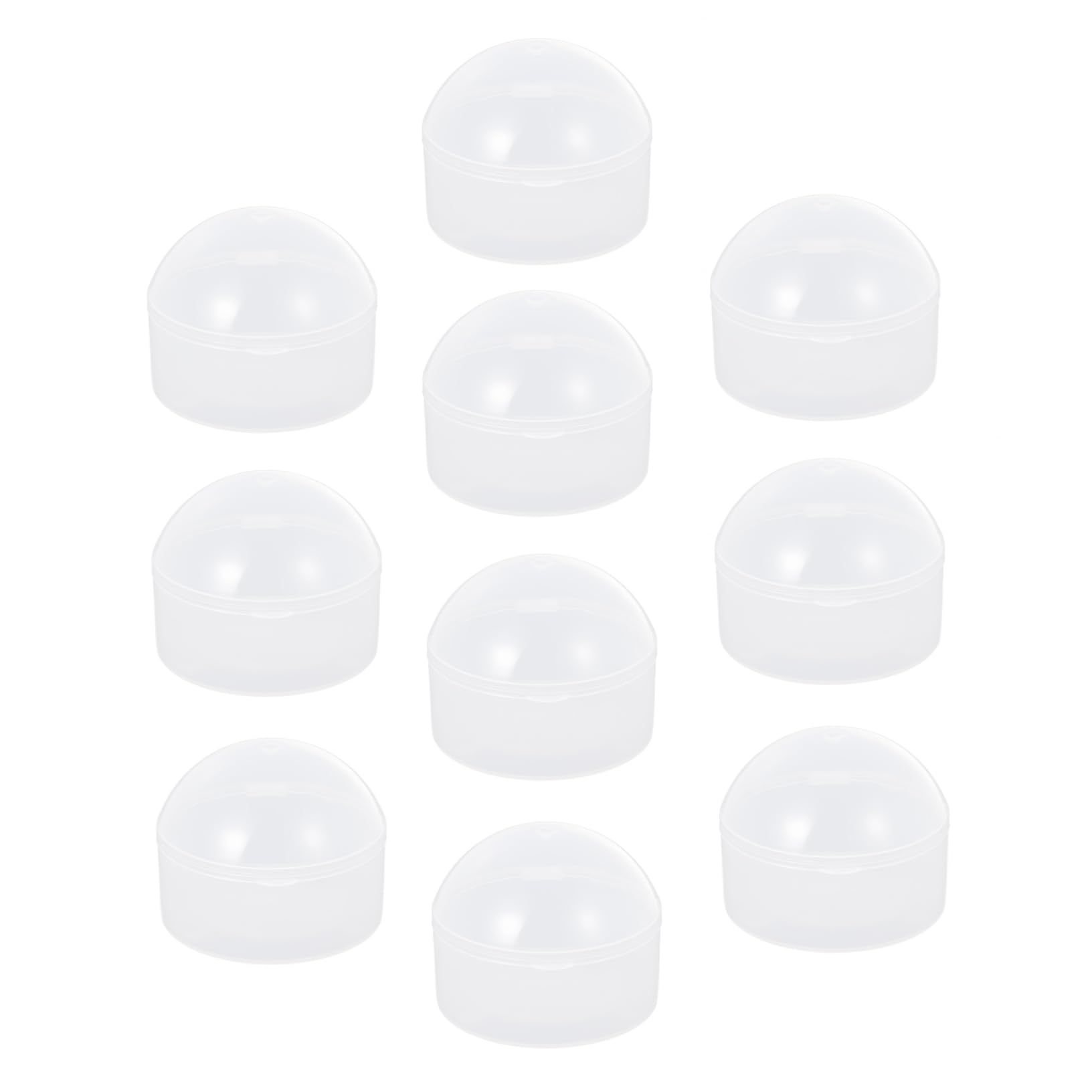 SHOWERORO 10piezas Caja De Pacifier Contenedor De Chupetes Recipiente Para Chupetes Accesorios Para Bebés Fácil De Limpiar y Transportar Material Duradero Protección Contra Suciedad y