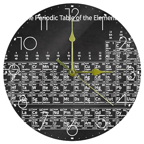 Horloge murale silencieuse tableau périodique pour concentration - 2