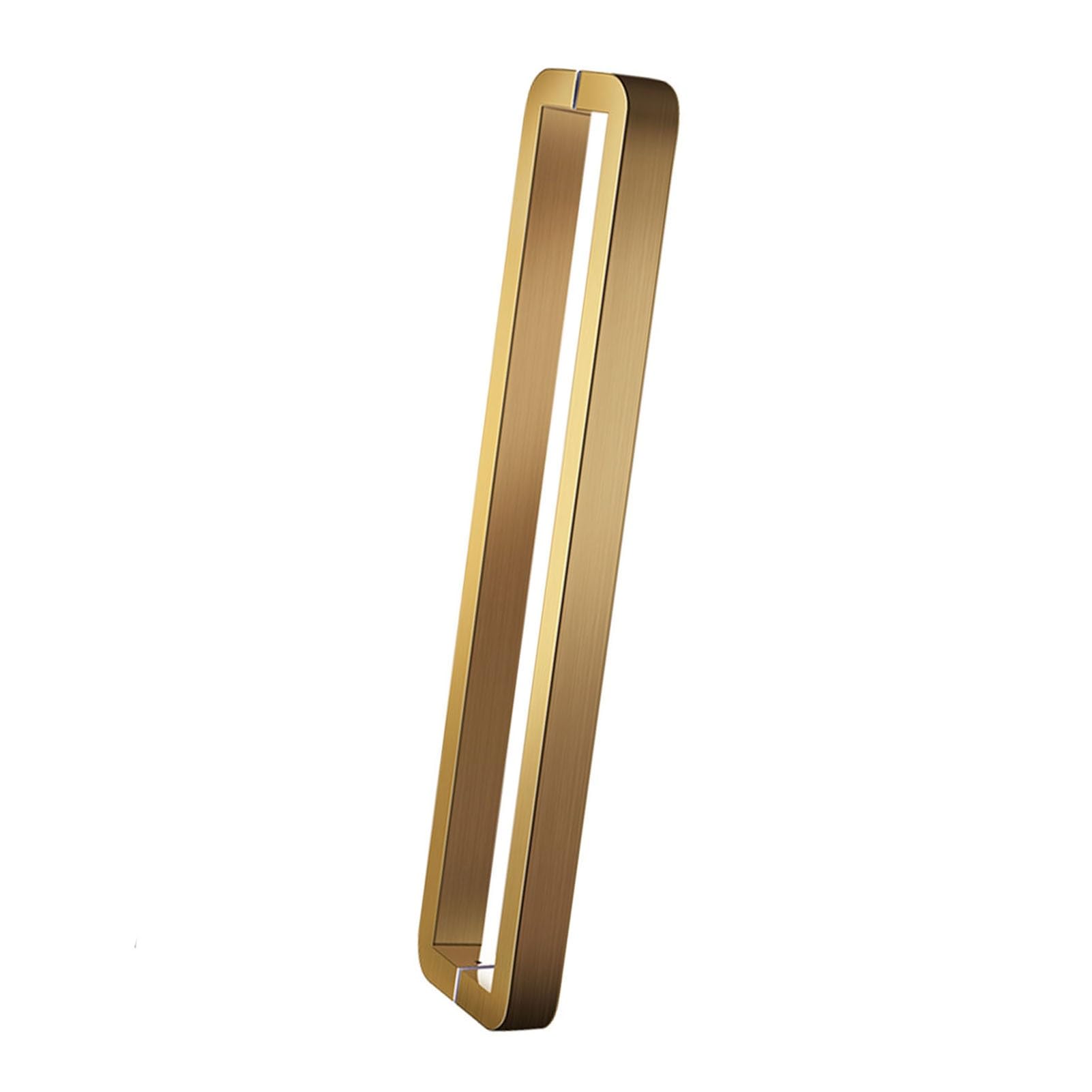 Wdsopk 12.79" To 60" Sliding Door Handles,Square Glass Door Handles,Stainless Steel Double Sided Push Pull Door Handle For Bathrooms Shopping Malls Offices