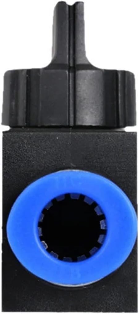 Air Connectors Vavle HVFF Throttle Valve Flow Control Tube Quick Push Fitting 6mm 8mm 10mm 12mm 14mm Pneumatic Manual Switch Valve (Color : HVFF Valve, Size : 12mm)