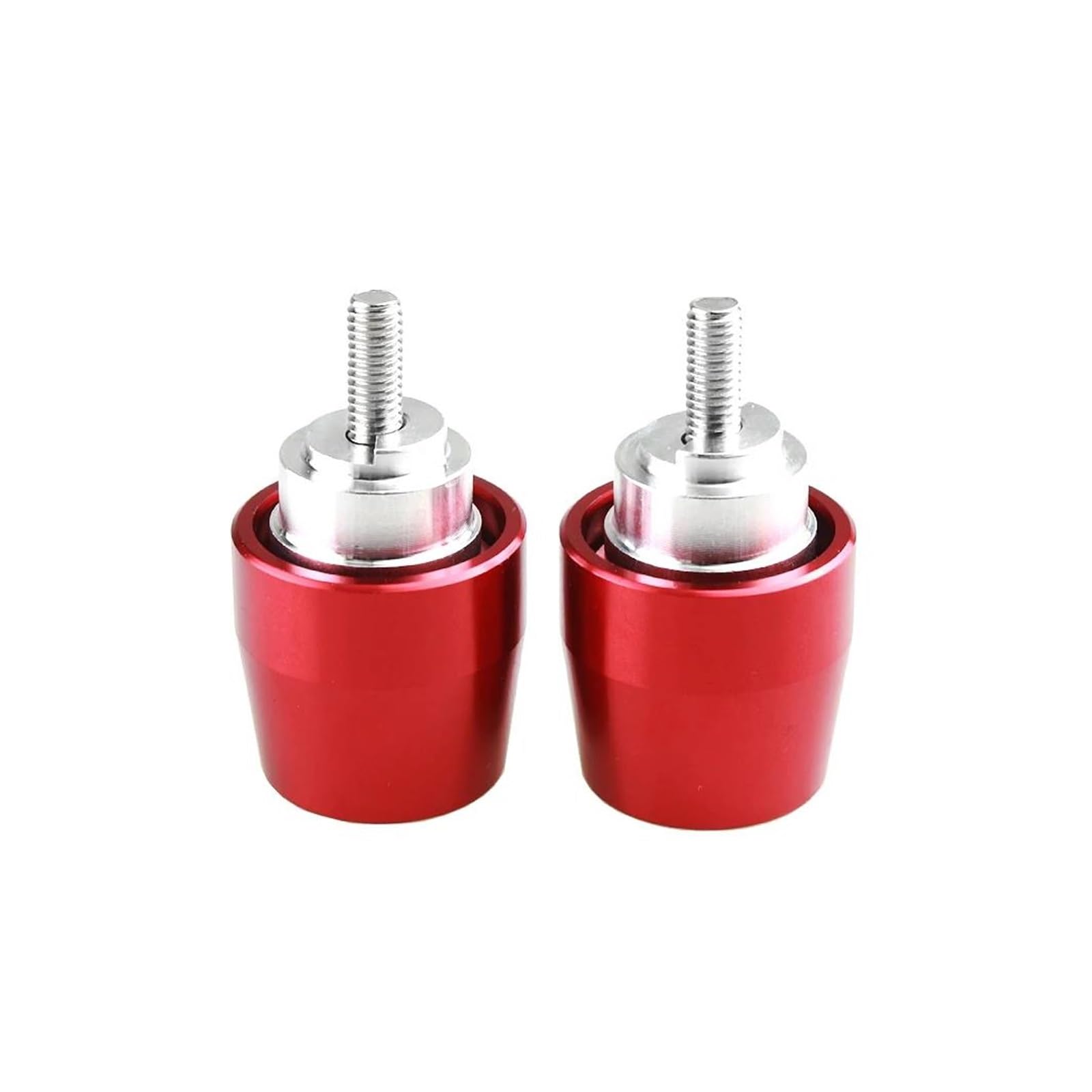 Tapones De Extremo De Manillar Motocicleta Tapones Puño Contrapesos Deslizantes para CBR 600 900 929 954 1000 1100 RR F4I F4 Extremos puños Manillar(Rojo)