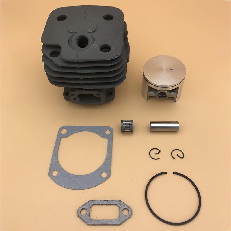 Części ogrodowe 48mm 50mm 52MM zestaw tłoków cylindrów dla HUSQVARNA 61 268 272 272K 272XP benzynowy silnik piły łańcuchowej części silnika 503758172 Бензопила Części ogrodowe (Color : HUS272 52MM)