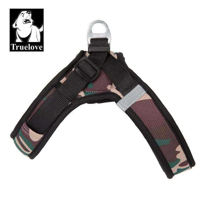 WINHYEPET Truelove Dog Harness Soft Mesh Reflective Breathable Step-In Dog Harness,Easy Adjustment Harness with Safety Buckle for Extra Small and Small Dogs Vest Harness TLH3013(Camouflage,S) - Image 4