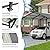 Metal Carport 10 x 15 FT, Heavy Duty with Galvanized Steel Roof & Frame, Outdoor Metal Garage Canopy Storage Shed, Weatherproof Shelter for Car, Truck and Boat, Gray