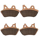 Sintered Brake Pads for Harley Davidson Softail FLSTCI FLSTC Heritage Classic 2000-2007/Davidson FXST Softail Standard 2000-2007 / FXSTB Night Train 2000-2007/ FXSTBI Night Train 2001-2006