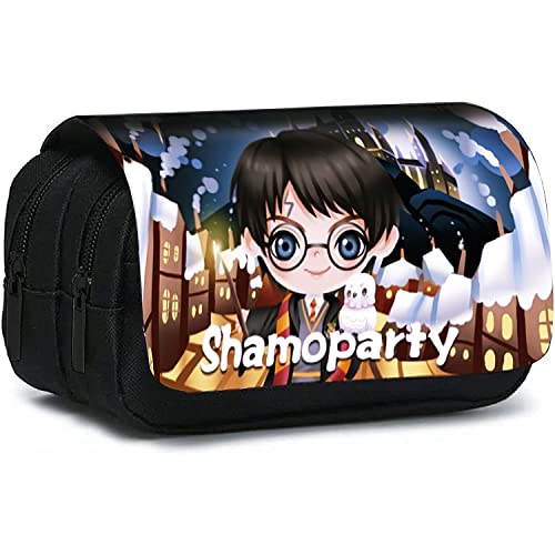 Ya en mundofriki.es: Shamoparty Caja de Lápices Mágica para Niños y Estudiantes Jóvenes, Estuches Escolares, Encantadora Portada Animada [Negro-D]