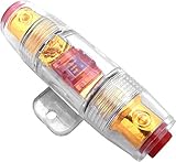 Jex Electronics AFS in-Line Fuse Holder Upto 4GA Stereo/Audio/Car/RV/Boat + AFS Fuse 30A-100A