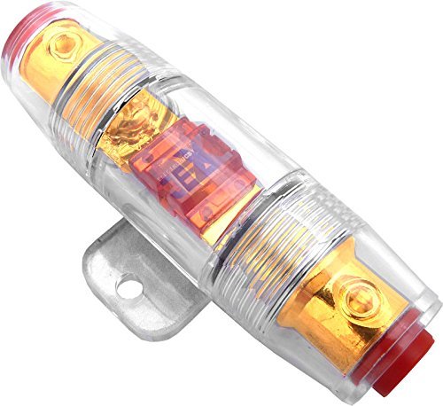 Jex Electronics AFS in-Line Fuse Holder Upto 4GA Stereo/Audio/Car/RV/Boat + AFS Fuse 30A-100A