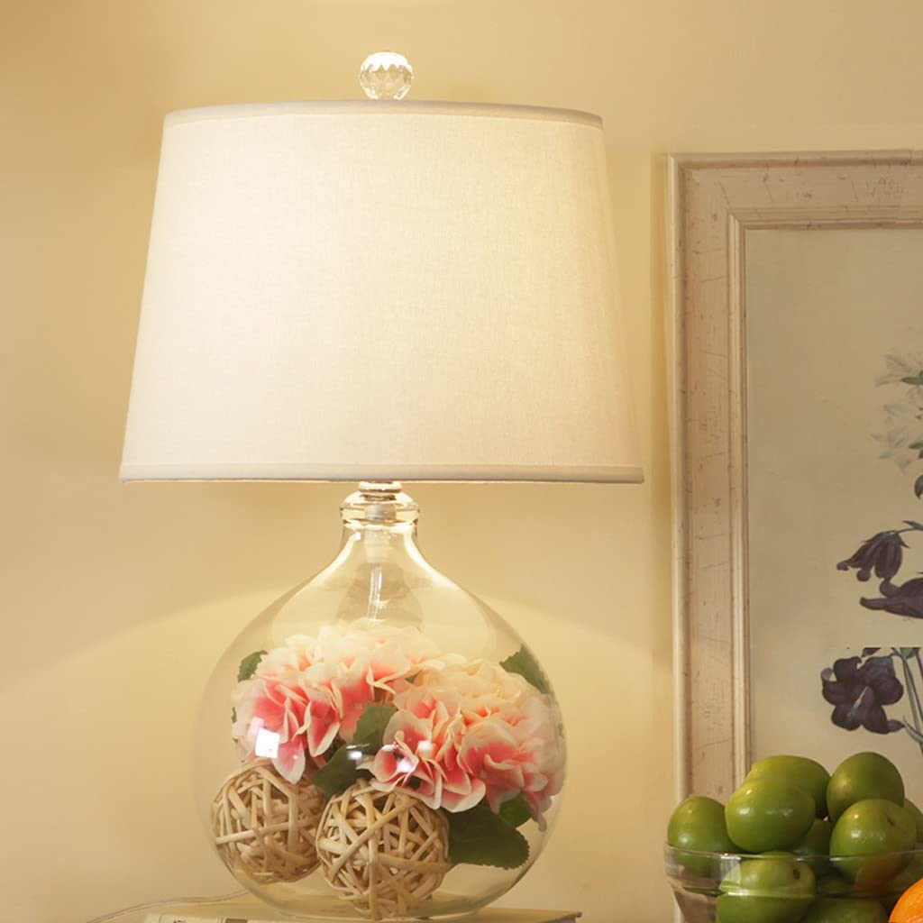 Lámpara de mesa Lampada da tavolo in stile country stile comodino lampada da comodino creativa lampade da comodino semplici adatti for soggiorno e regali da camera da letto dormitorio y sala de estar