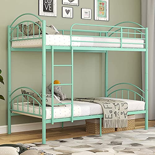 Masco International Pvt Ltd Metal Bunk Bed For Boys, Girls, Kids, Teens (Mint Green), 198.12 x 96 x 160.02 Cm