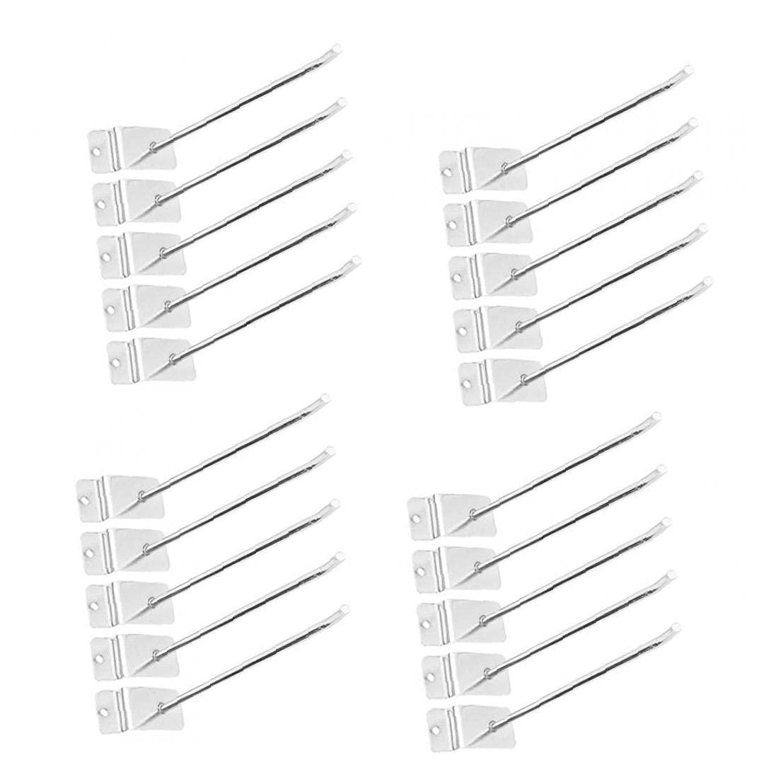 Slatwall Deluxe Hooks, Slatwall Hooks, Display Hooks for Panel (100, 1 Inches)