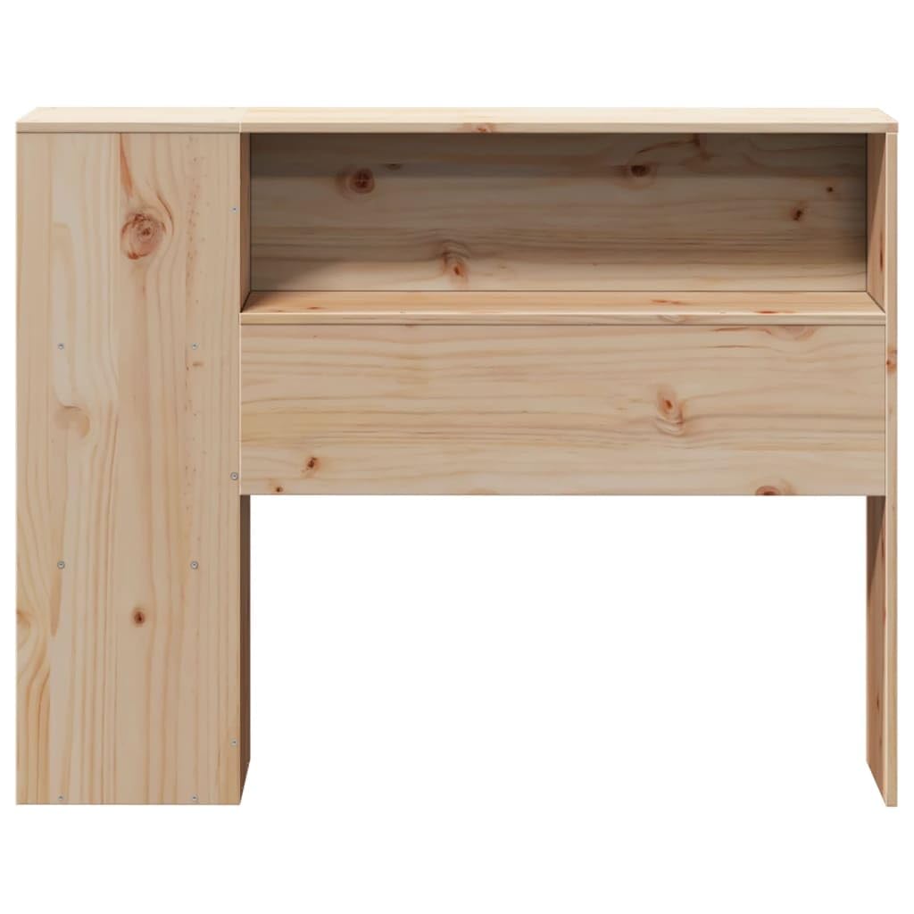 vidaXL Testiera con Ripiani 75 cm in Legno Massello di Pino