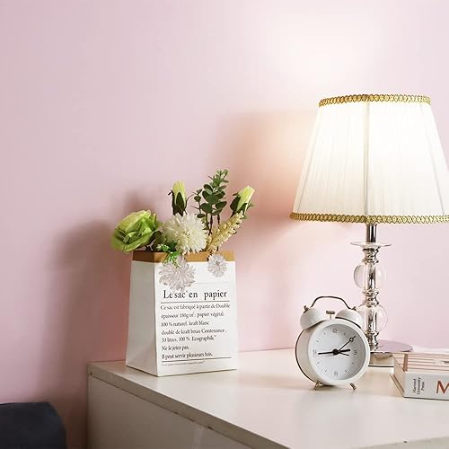 Vista 40 de HeloHo Papel tapiz de color azul claro sólido de 118 x 15.7 pulgadas, papel de pared con textura mate, autoadhesivo, extraíble, impermeable