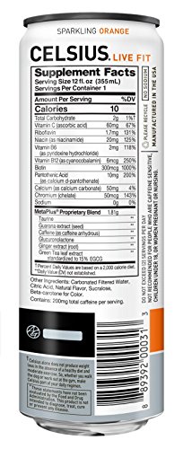 CELSIUS Sparkling Orange Drink - Image 4