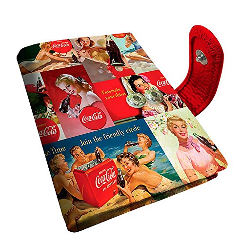 Porta Cartão Coca-Cola Pin Ups em PU - Urban - 10,5x8 cm