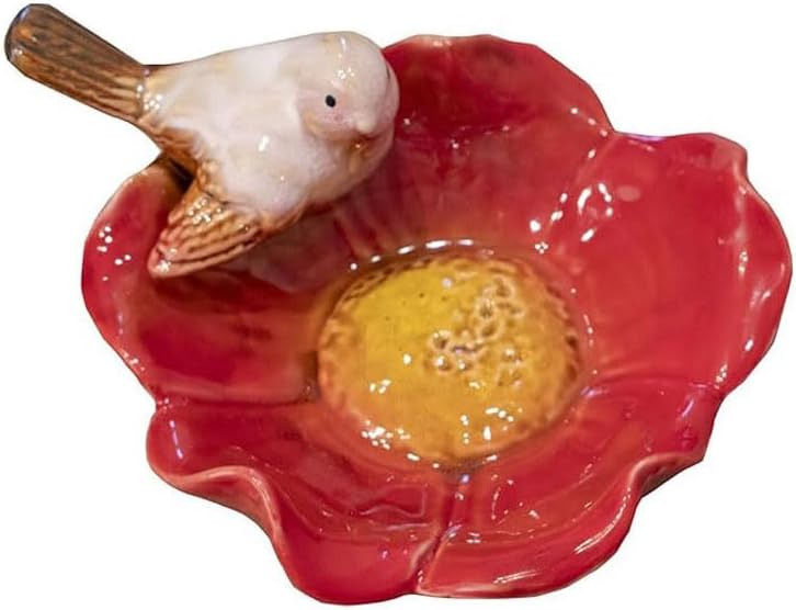 Flower Bird Tray, Mini Tray, Flower, Small Bird, Accessory Tray, Interior, Tray, Small Plate, Accessory Holder, Sunflower, Cherry Blossom, Camellia, Gerbera, Decorative Accessories, Decorative Trays