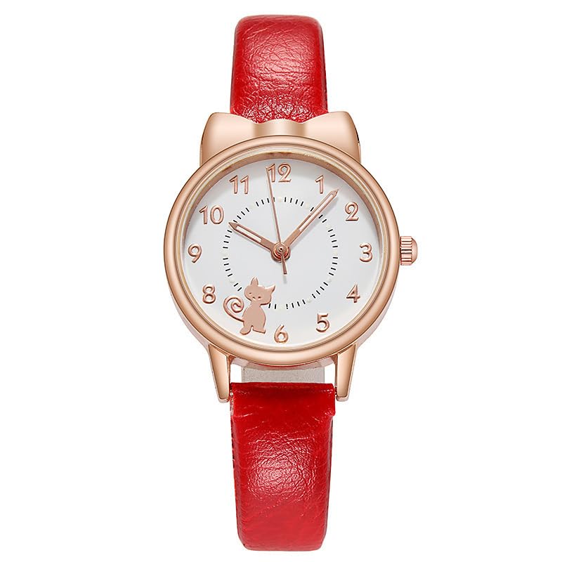 LIWEARE Damenuhr Damenmode Quarzuhr PU- Lederarmband Einfache lässige Armbanduhr für Damen Mädchen