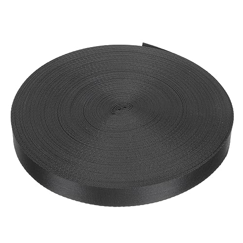 Yardenfun 1 Inch 50m Durable Flat Nylon Webbing Suitable for Backpack Luggage Dog Leash Collar Garden Craft