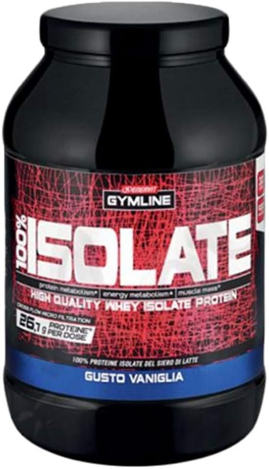 Enervit gym line muscle whey 100% proteine siero latte isolate gusto vaniglia - 900 g 975197955