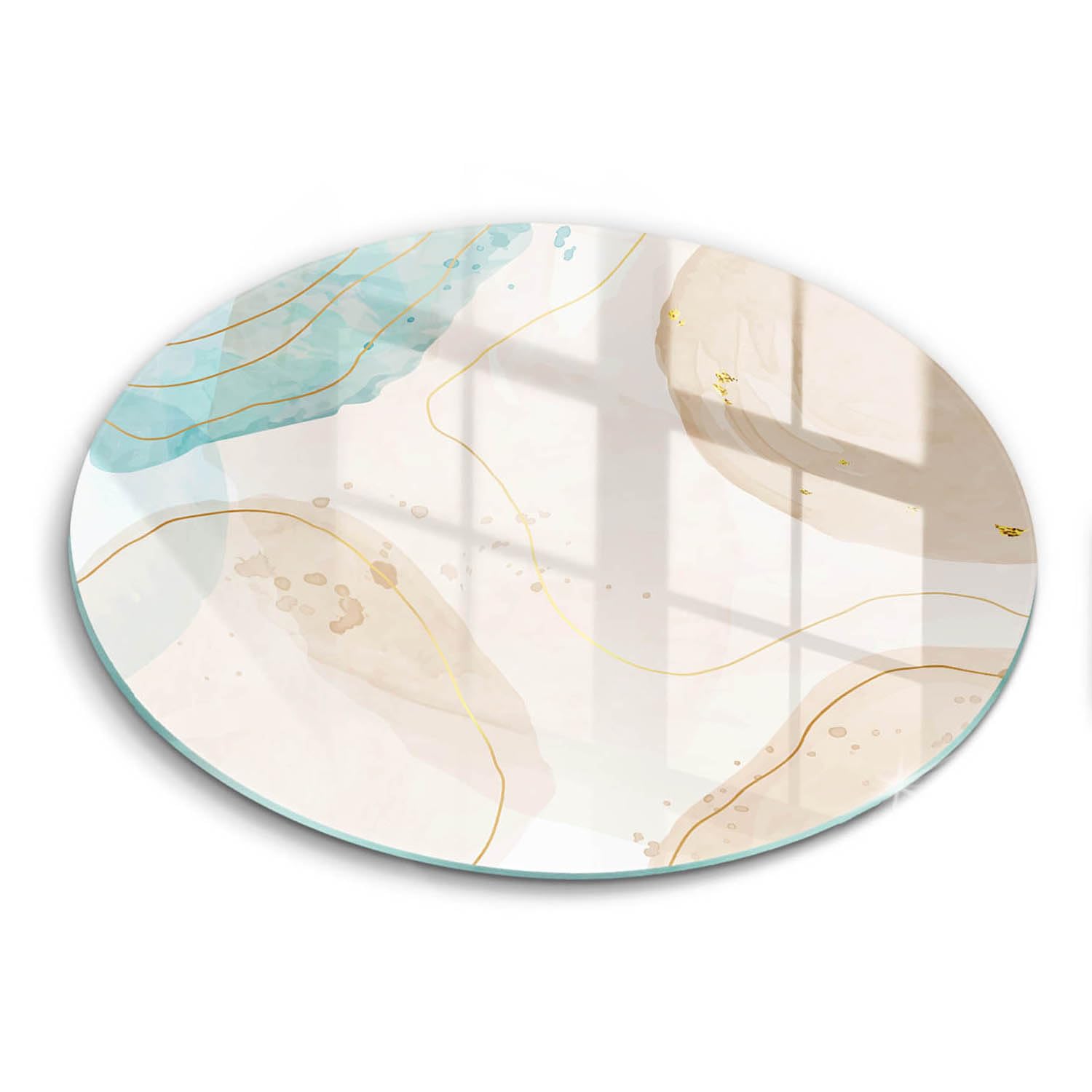 Planche à Découper Induction Wallfluent Protection Plaque 40cm Matériau Résistant Motif Boho