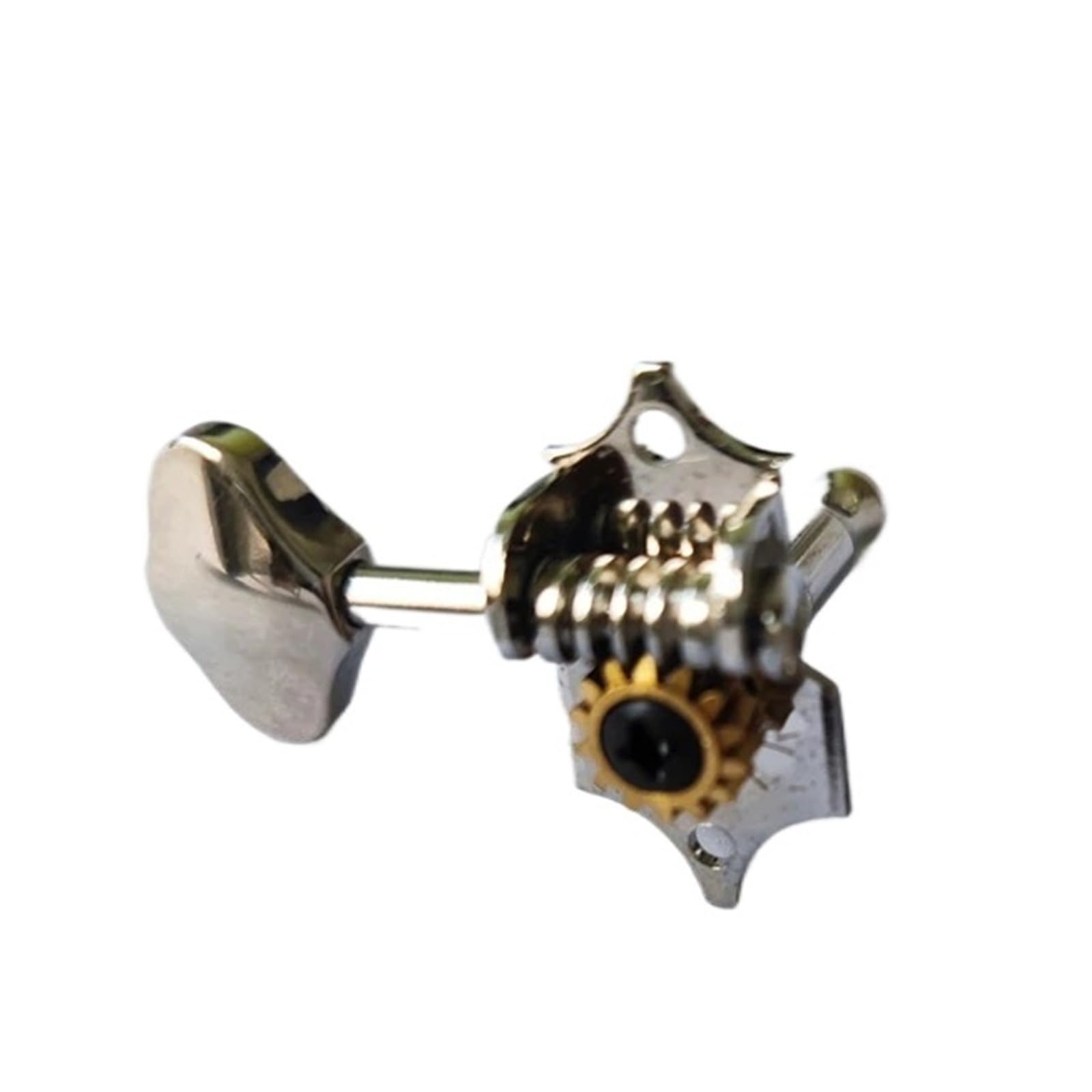 Chevilles de réglage guitare anti glissement mécaniques nickel argent 3L+3R - 4