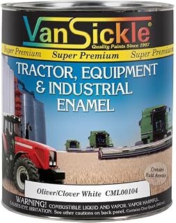 All States Oliver Clover White Tractor Quart fits Paint Oliver