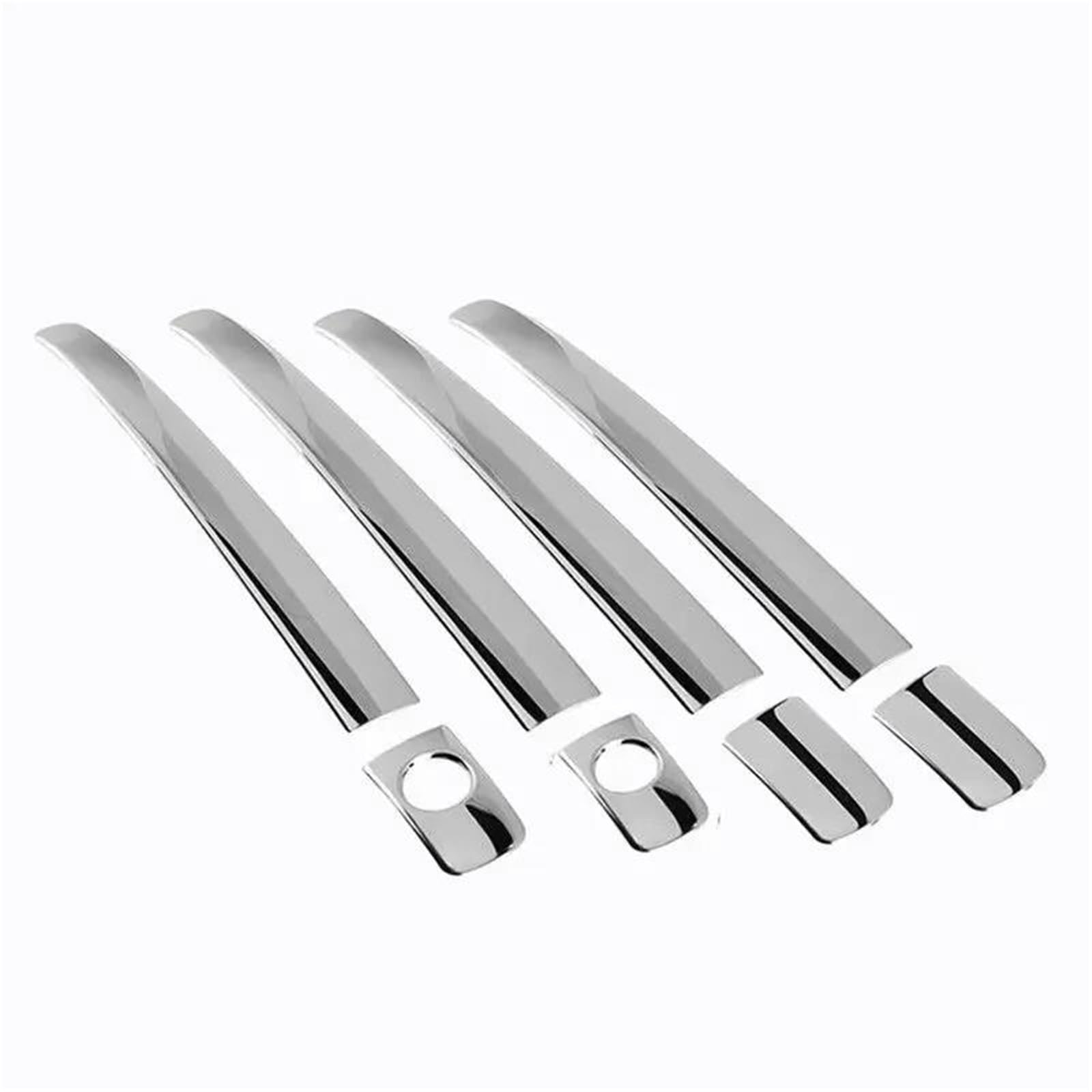 YOUZKA Handle Protective Chrome Handle Cover Trim Accessories Car Styling for Corolla for Verso 2002-2009 for E121 AR10 Sportsvan 2003-2008(2 Keyholes)