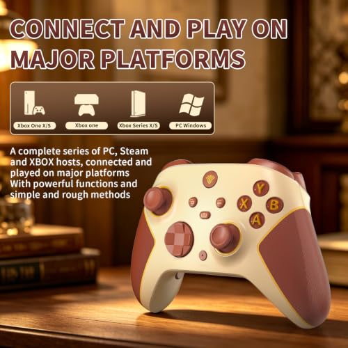 Image of Wireless 2.4GHz Controller for Xbox One Controller with 7 Colors RGB Light,Compatible With Xbox Series S|X Consoles,Steam,PC,with 1000mAh Battery /Hall Effect Sticks /Turbo /Programmable /3.5mm Audio Jack