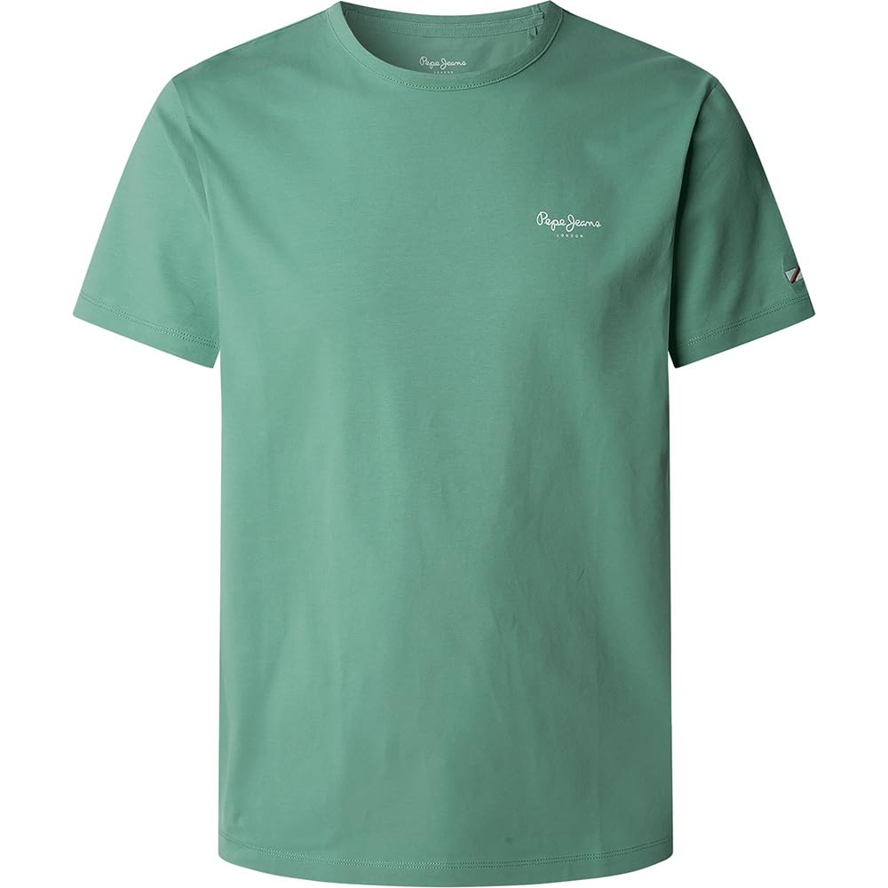 Pepe Jeans Men's Original Basic 3N T-Shirt, Green(SAGE Green), XL