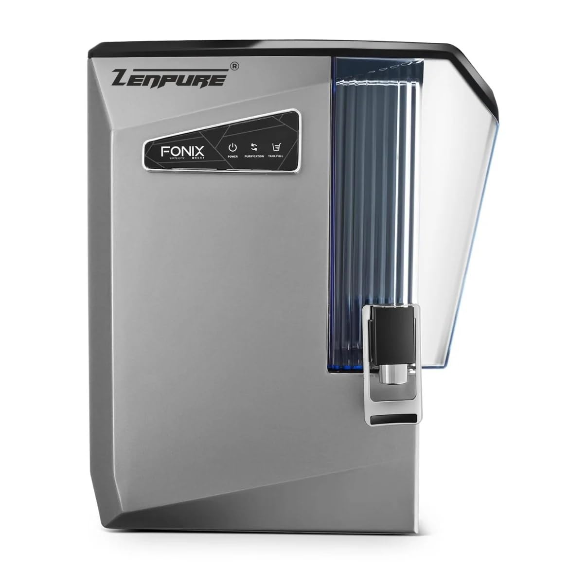 Zenpure Aqua Fonix RO+UV+UF+Copper Alkaline Water Purifier | 12L Tank | Multi-Stage Purification for Home & Kitchen | With 5years warranty (Silver Grey)-image-34