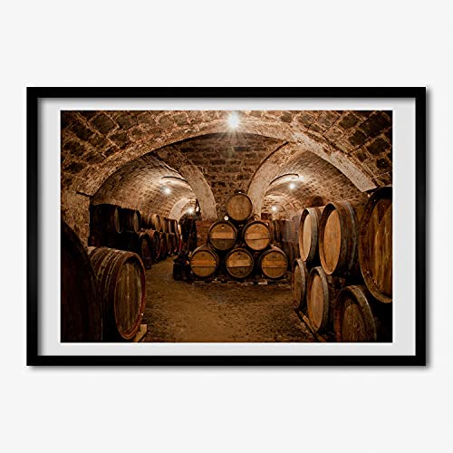 Tableau peinture 70x50 cm Tulup pour habiller un mur vide avec un cadre moderne