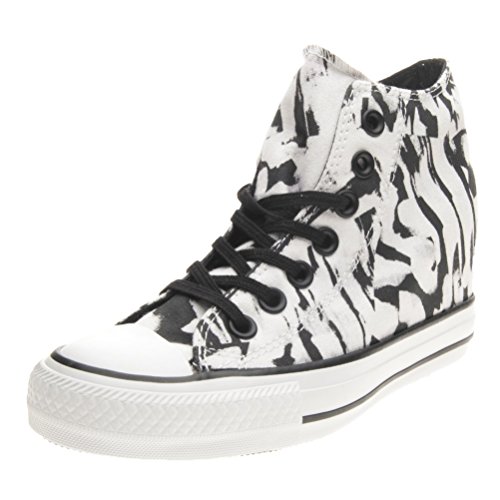 converse nere zeppa interna