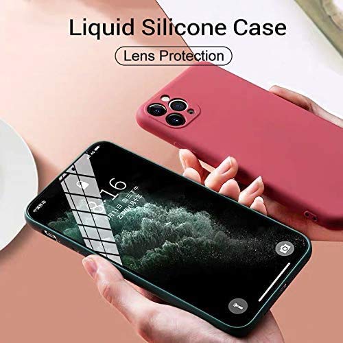 Coque silicone liquide iPhone 11 Pro Max antichoc avec doublure microfibre douce - 7