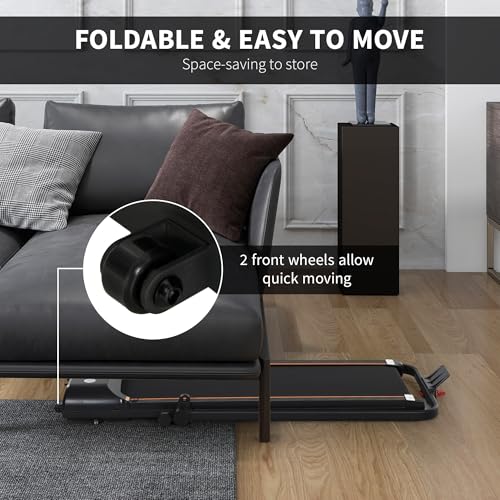 Image of Walking Treadmill with LED Display and Foldable Design for Home Office Use