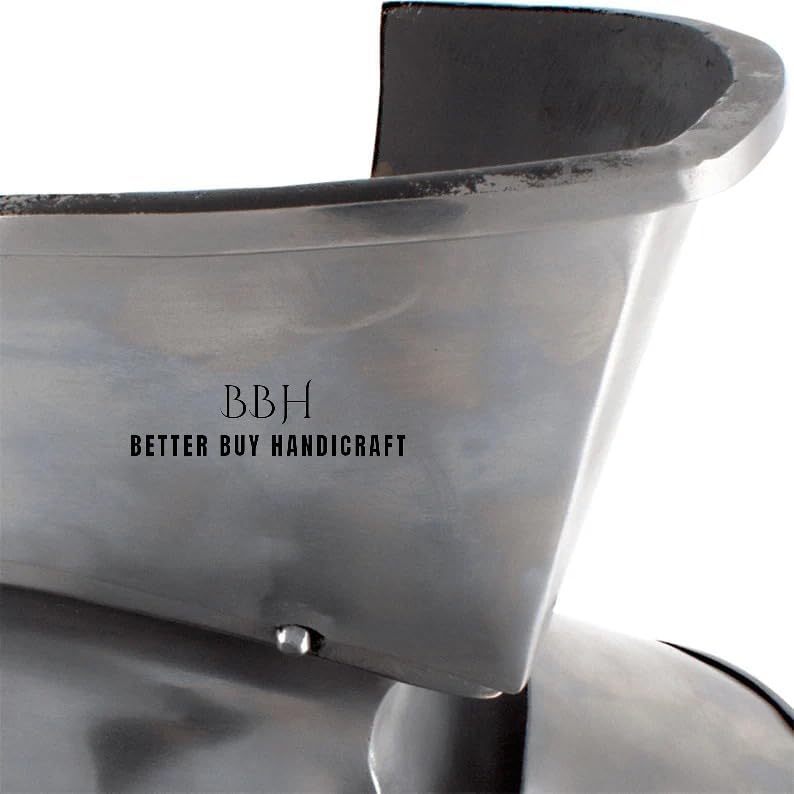 Medieval Steel Imperial Bevor Medieval Gothic Armour