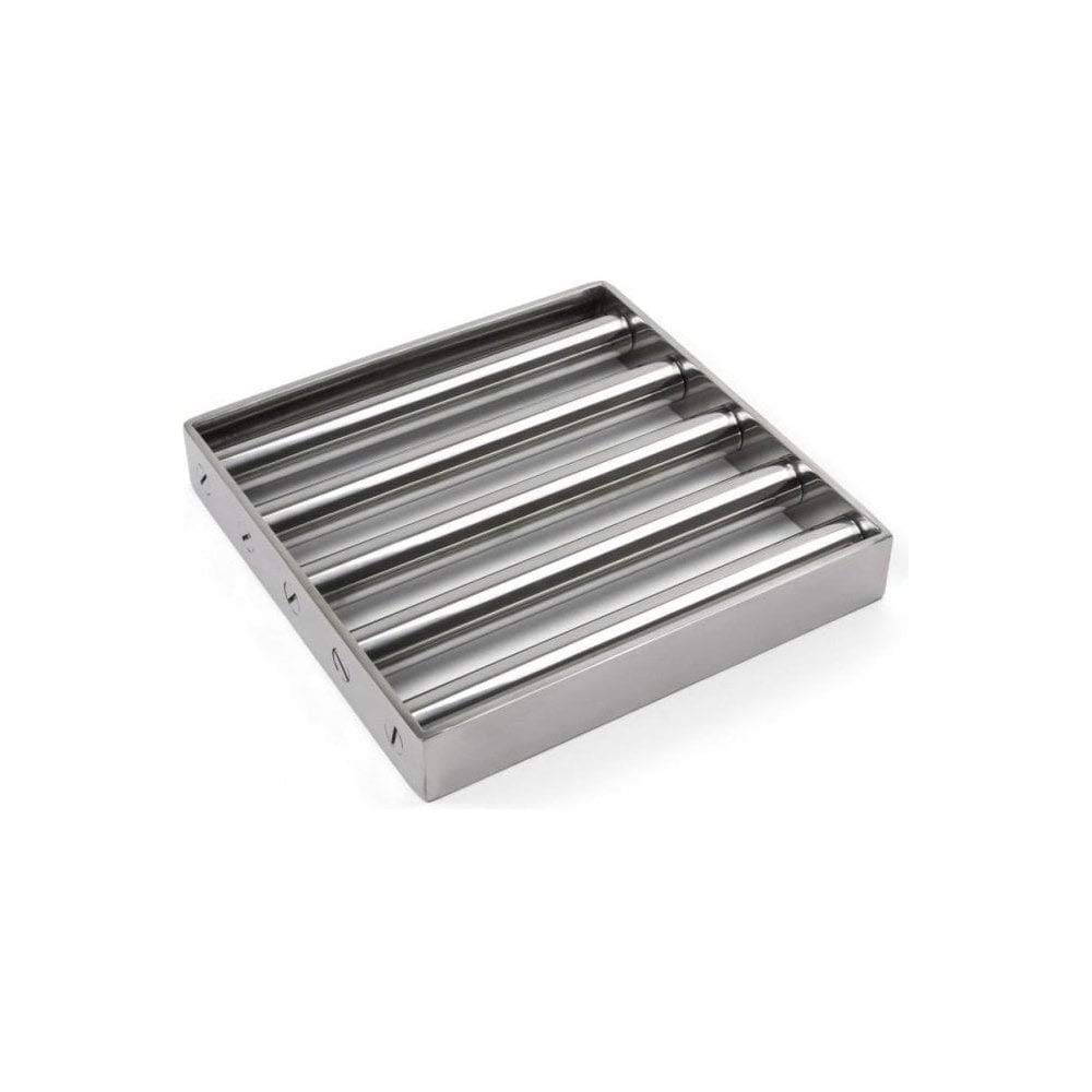 Grid de Separación Magnética de Acero Inoxidable de La Industria Alimentaria Para La Eliminación de Restos Ferrosos - 250mm x 250mm x 40mm - 10,000 Gauss - 5 Barras