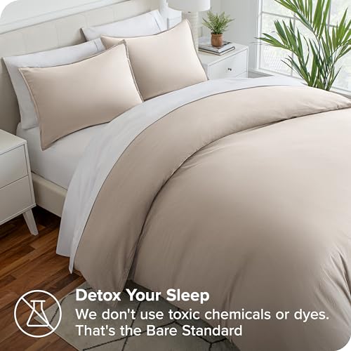 Bare Home Duvet Cover Set Super King Size, Premium 1800 Ultra-Soft Duvet Cover Set, Lightweight, Cooling Duvet Cover - Image 2