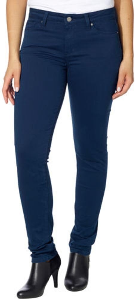 JC Jeans Womens Plus Size Twill Pants Stretch High Waist Skinny Leg JC-1150P (18, Navy Blue) - Image 2