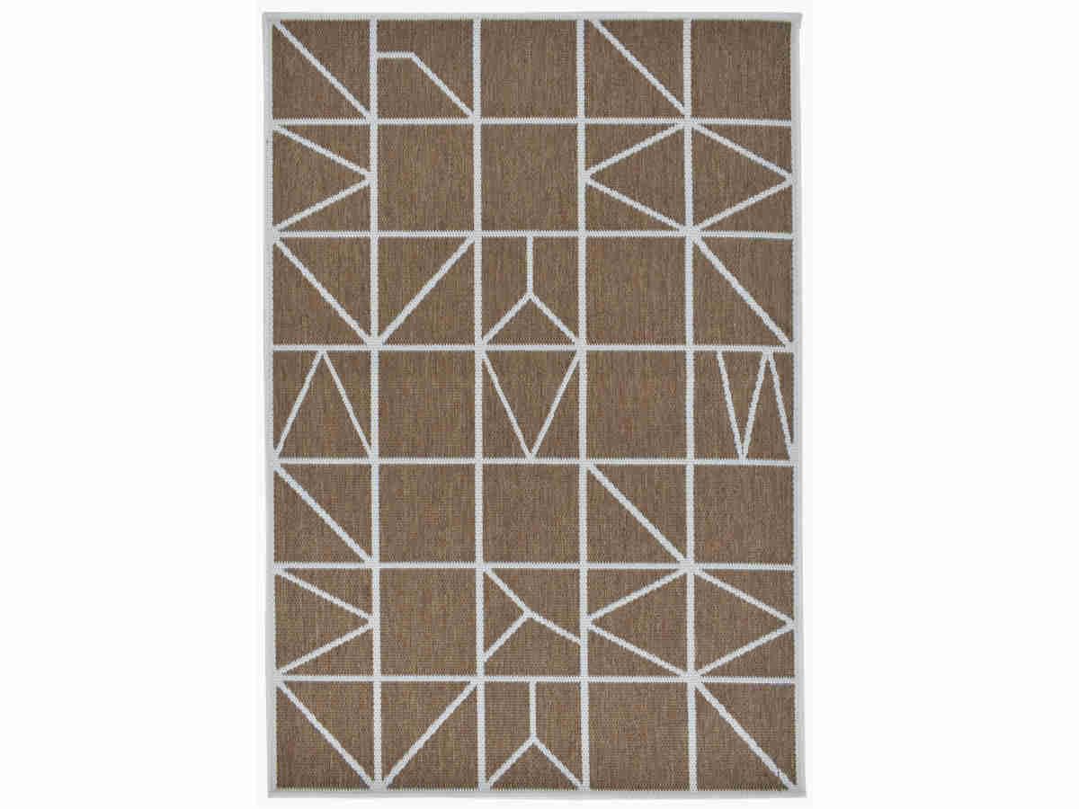 Tapis extérieur rectangulaire Alexandrie 115 x 180 cm en Laine synthétique