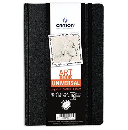 Canson - Cuaderno 112H. Inspiration Fino 96Gr En Oferta Canson Art Book Universal Cuaderno De Dibujo, Negro, 14 X 21.6 Cm