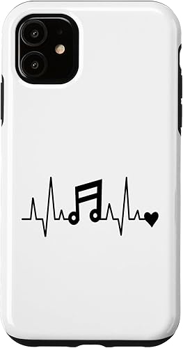 Miniatura 10 de Funda para iPhone 11 Pro Music Heartbeat Music Note Sound Hobby Passion Musician