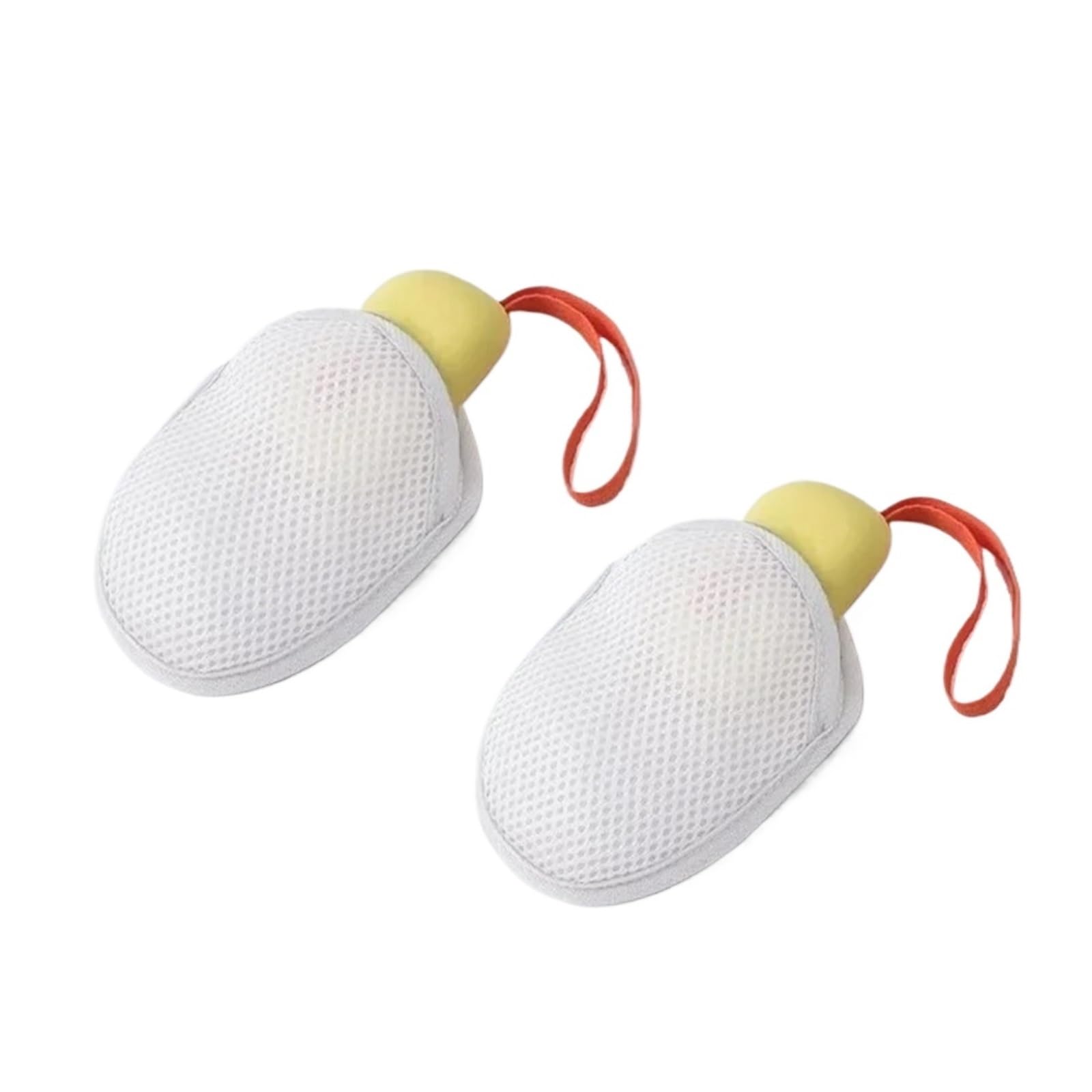 Zhsoao White 40Pcs Foaming Soap Bag Net Mesh Massage For Bath & Shower