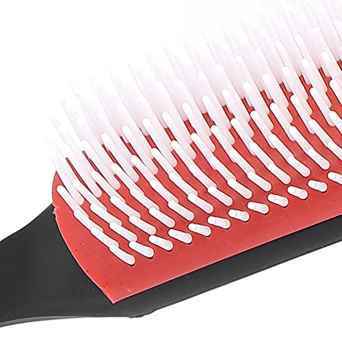 9-Row Cushion Hair Brush, Detachable Design for Curly Hair Scalp Massage, Travel-Friendly Detangling Brush with Hygienic Features - Image 4