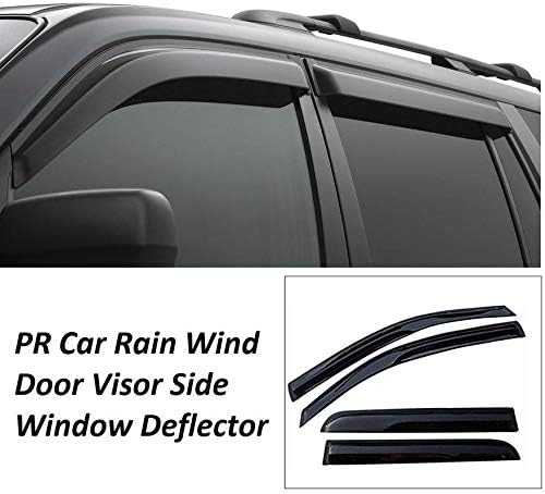 PRIKNIK Car Rain Wind Door Visor Side Window Deflector - Mahinder B-olero XL