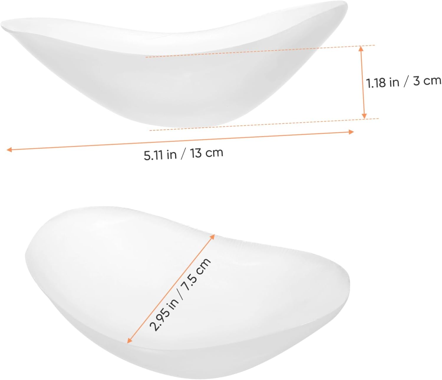 CORHAD 2pairs Adhesive Silicone Shoulder Pads for Women Transparent Non-Slip Shoulder Enhancer for Clothing Washable and Reusable with Cushioning Comfort image 2