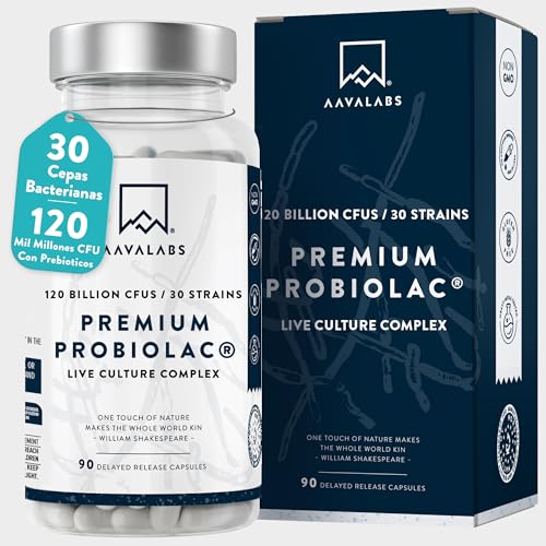 Probioticos y Prebioticos Intestinales - 30x Cepas Bacterianas -...