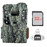 Browning Defender Pro Scout MAX Extreme HD Cellular Trail Game Camera (AT&T+VERIZON) Bundle Includes 32GB Memory Card and J-TECH USB Memory Card Reader Compatible with iPhone/iPad/Android | BTCPSMXHD