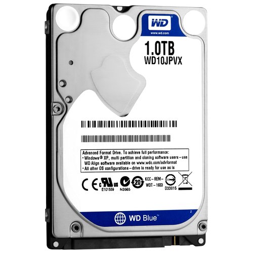 WD WD10JPVX Blu Hard Disk Mobile da 1 TB, 5400 RPM, SATA 6 GB/s, 2.5 ", 9.5 mm - Hdd - Immagine 2