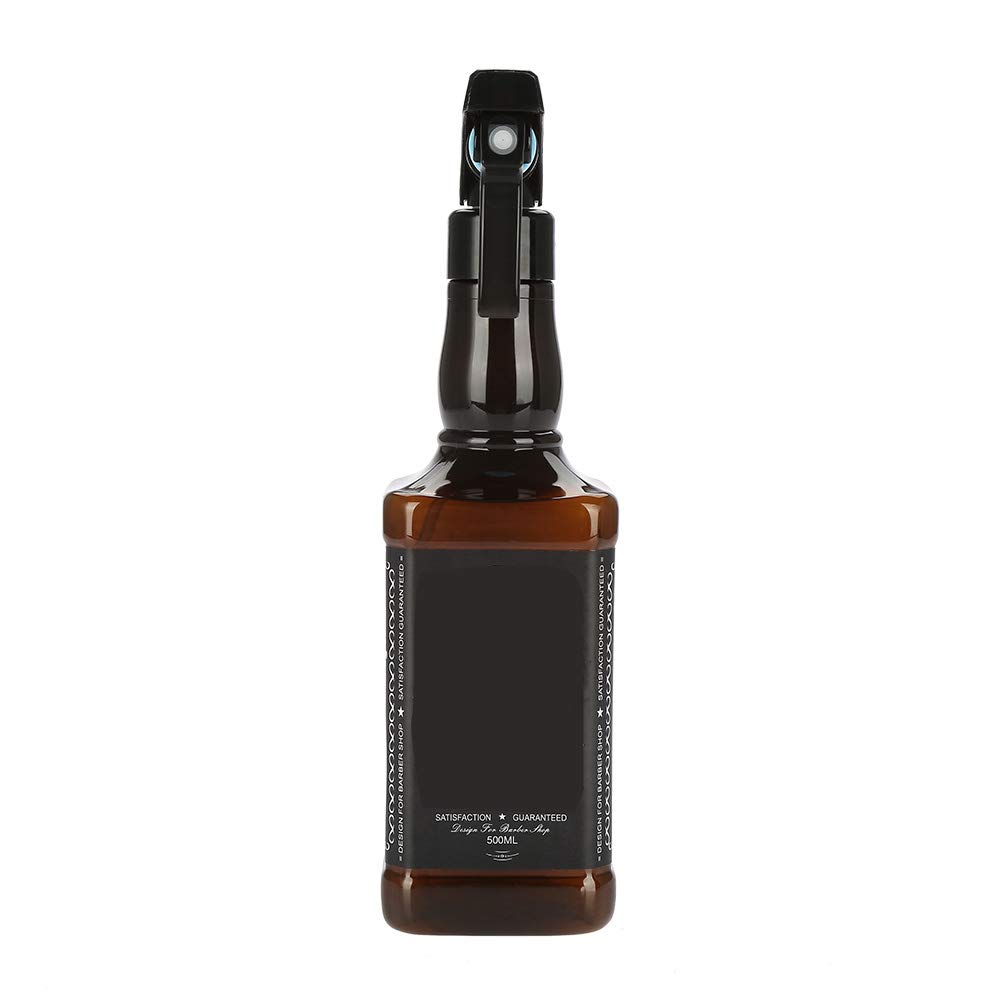 Butelka z rozpylaczem do fryzury, 500 ml plastikowa butelka z rozpylaczem fryzjerskim Salon fryzjerski Narzędzia do włosów Rozpylacz wody (brązowy)